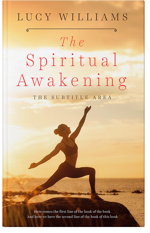 Front view of Premade Health & Mind & Body Book Cover - Dairy Cream