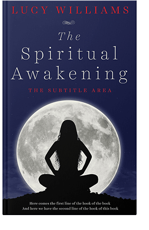 Pre Made Book Cover Swirl