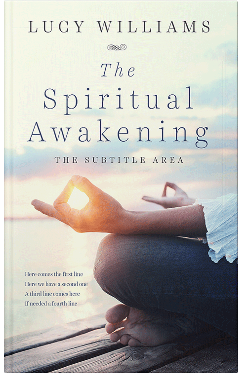 Front view of Premade Health & Mind & Body Book Cover - Tuna