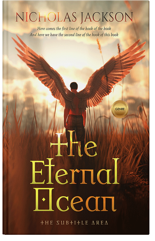 Front view of Premade Surreal Book Cover - Zombie