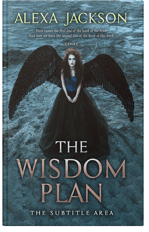 Front view of Premade Fantasy Book Cover - Outer Space