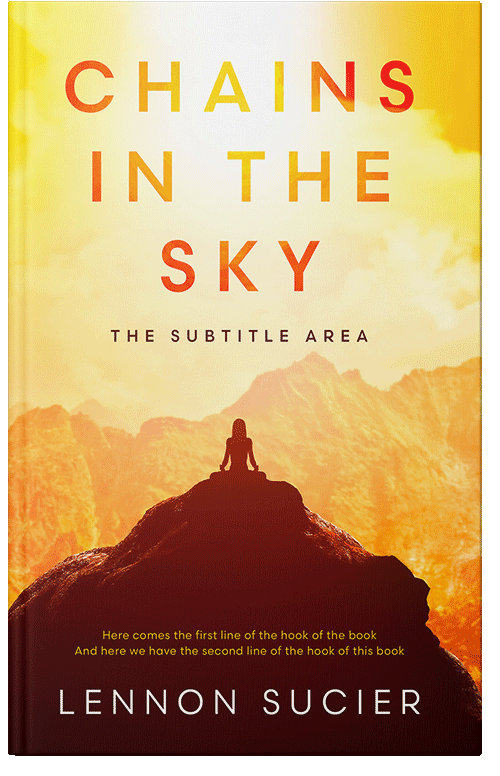 Front view of Premade Religion & Spirituality Book Cover - Mahogany