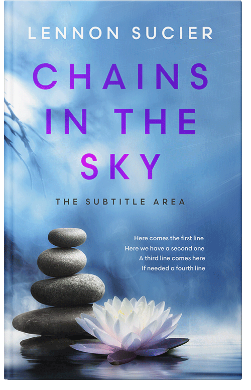 Front view of Premade Health & Mind & Body Book Cover - Danube