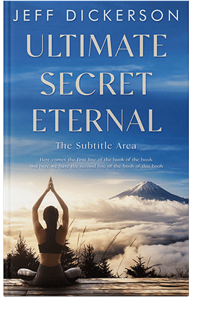 Pre Made Book Cover Soft Amber