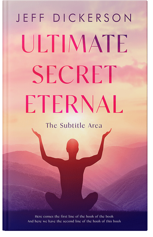 Front view of Premade Health & Mind & Body Book Cover - Mandys Pink