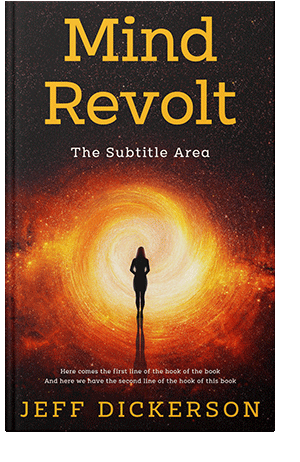 Pre Made Book Cover Graphite