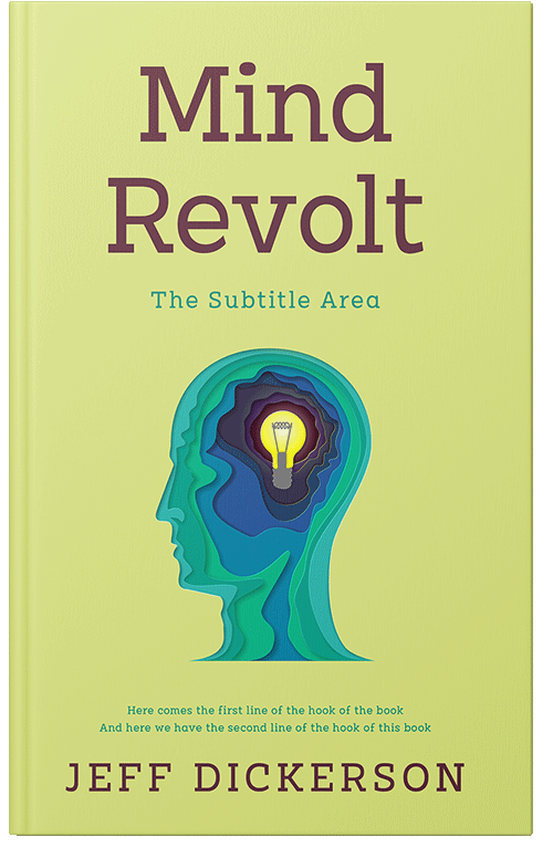 Front view of Premade Health & Mind & Body Book Cover - Wild Rice