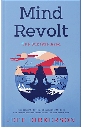 Pre Made Book Cover Cornflower