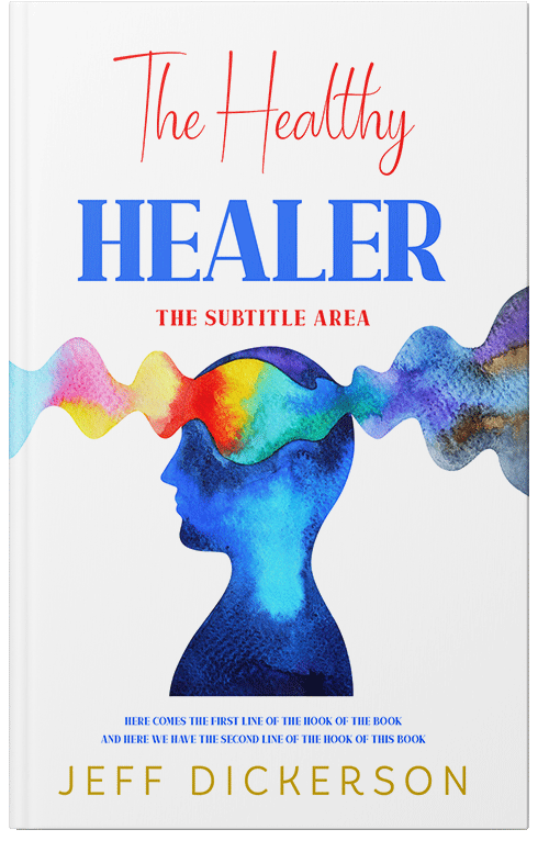 Front view of Premade Health & Mind & Body Book Cover - Mandys Pink