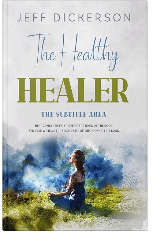 Front view of Premade Health & Mind & Body Book Cover - Gray Nurse