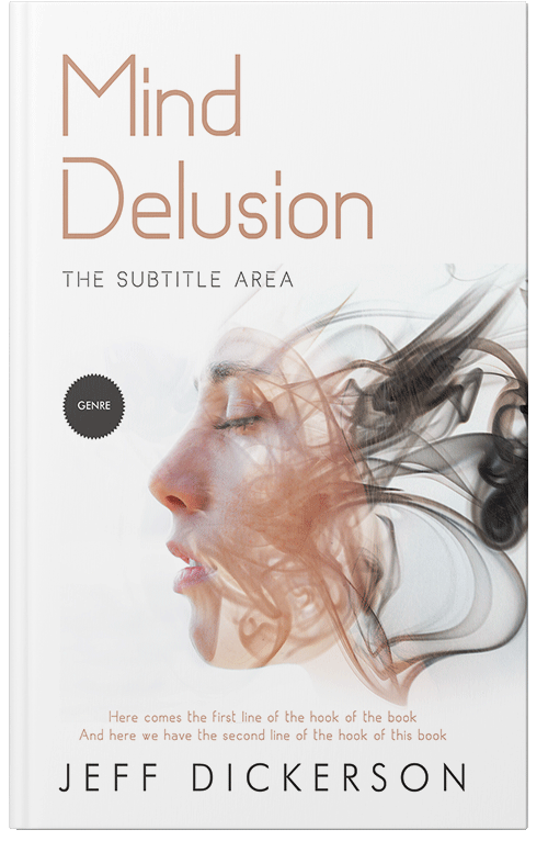 Front view of Premade Health & Mind & Body Book Cover - Pearl Bush