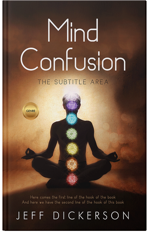 Front view of Premade Health & Mind & Body Book Cover - Paco