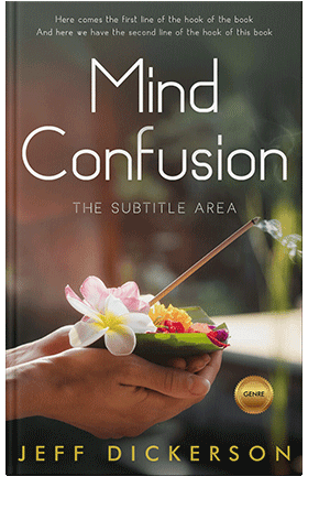 Pre Made Book Cover Taupe