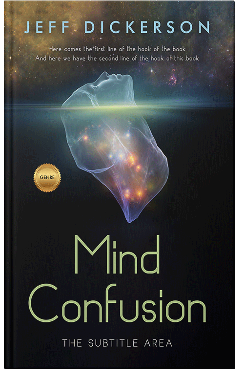 Front view of Premade Health & Mind & Body Book Cover - Woodsmoke