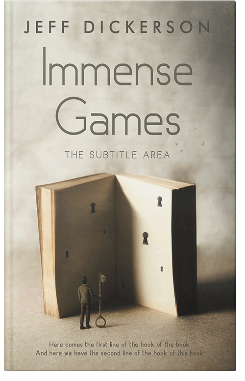 Front view of Premade Fantasy Book Cover - Tana