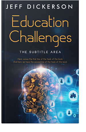 Pre Made Book Cover Black