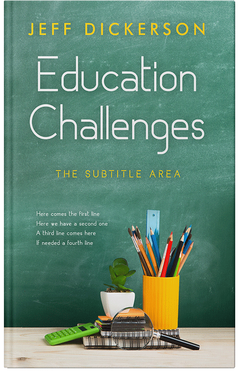 Front view of Premade Family & Parenting Book Cover - Viridian