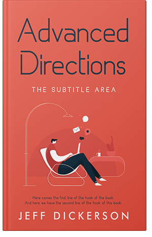 Premade Book Cover Burnt Sienna