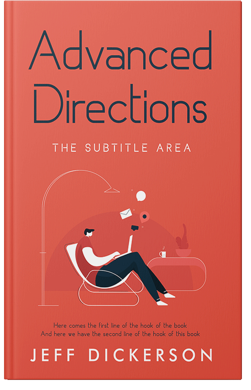 Front view of Premade Education Book Cover - Burnt Sienna