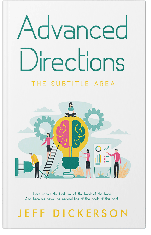 Front view of Premade Business Book Cover - Genoa