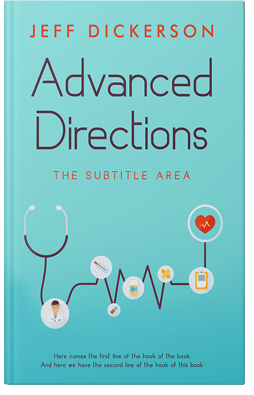 Front view of Premade Medical Book Cover - Bermuda