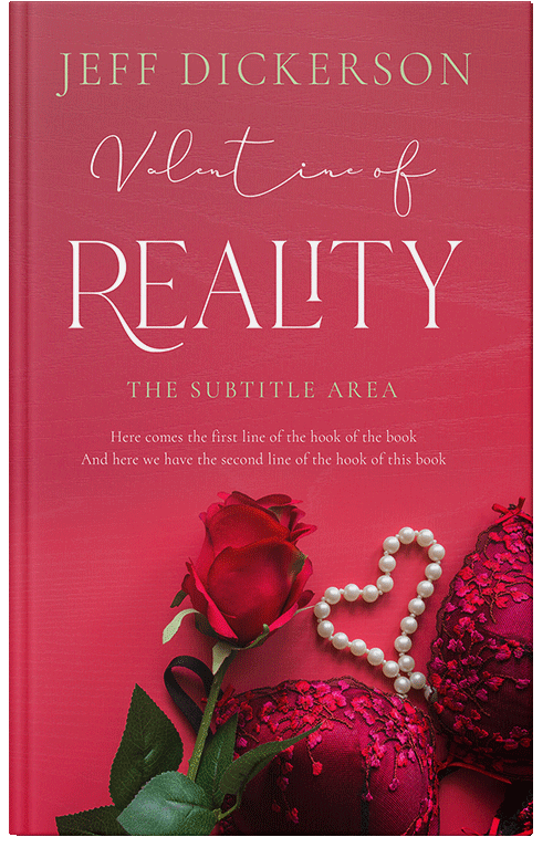 Front view of Premade Erotica Book Cover - Brick Red