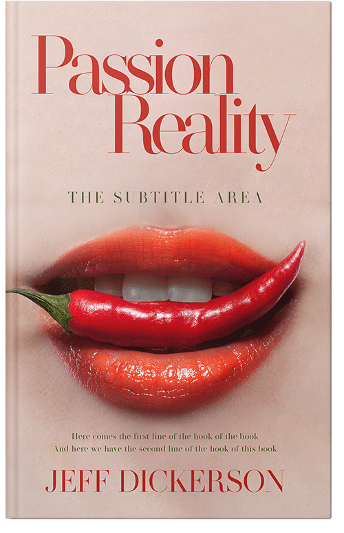 Front view of Premade Erotica Book Cover - Cavern Pink