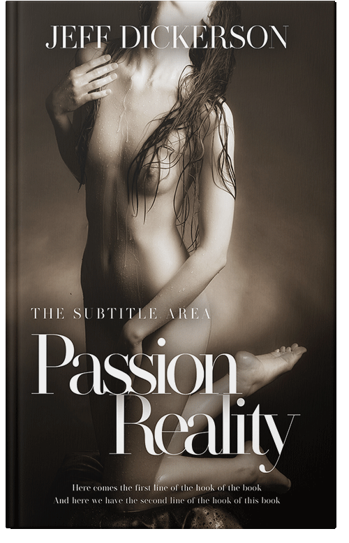 Front view of Premade Erotica Book Cover - Oil