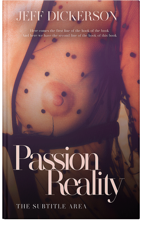 Front view of Premade Erotica Book Cover - Burning Sand