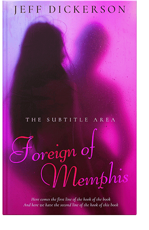 Pre Made Book Cover Cerise