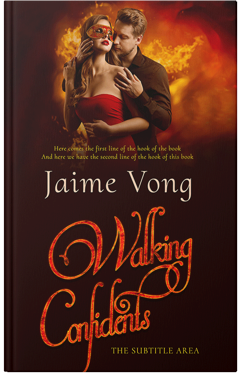 Front view of Premade Erotica Book Cover - Orange Roughy