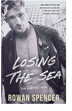 Pre Made Book Cover Gray Suit