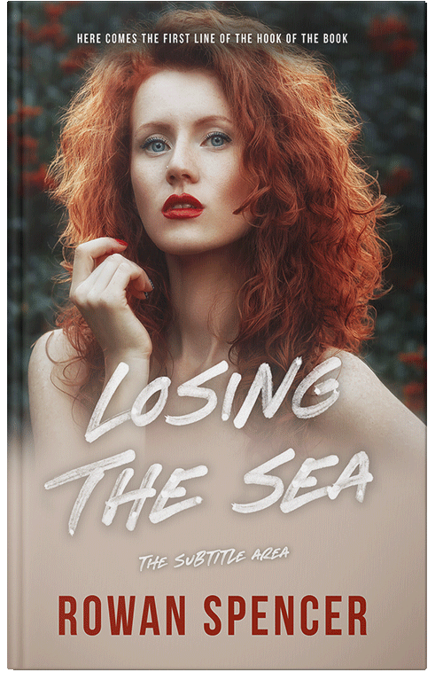 Front view of Premade Erotica Book Cover - Soft Amber