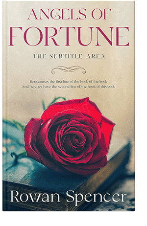 Pre Made Book Cover Blue Dianne