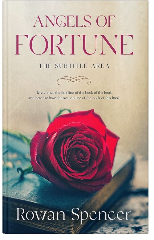 Front view of Premade Romance Book Cover - Blue Dianne