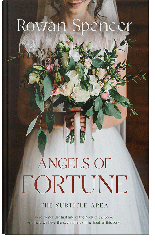 Front view of Premade Romance Book Cover - Timberwolf