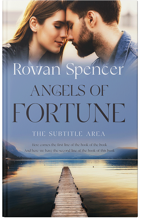 Front view of Premade Romance Book Cover - Wild Blue Yonder