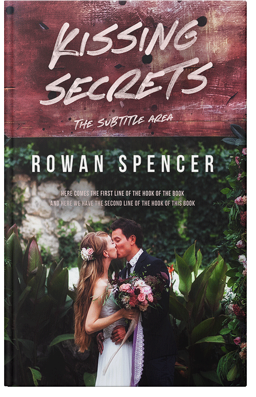 Front view of Premade Romance Book Cover - Cocoa Brown