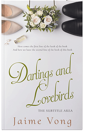 Pre Made Book Cover Bon Jour