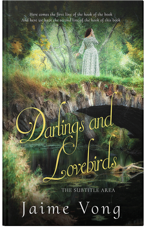 Front view of Premade Romance Book Cover - Log Cabin