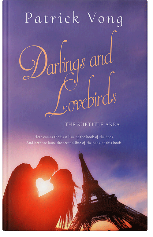 Front view of Premade Romance Book Cover - Butterfly Bush