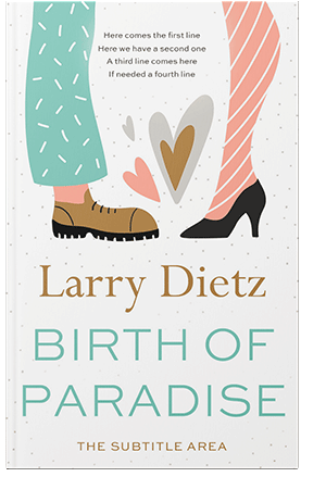 Pre Made Book Cover Almond