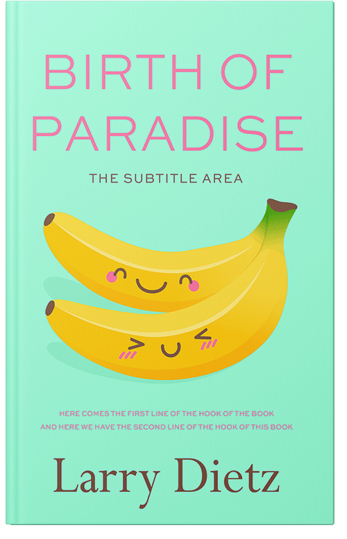 Front view of Premade Romance Book Cover - Aquamarine