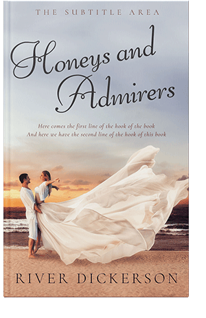 Pre Made Book Cover Swirl