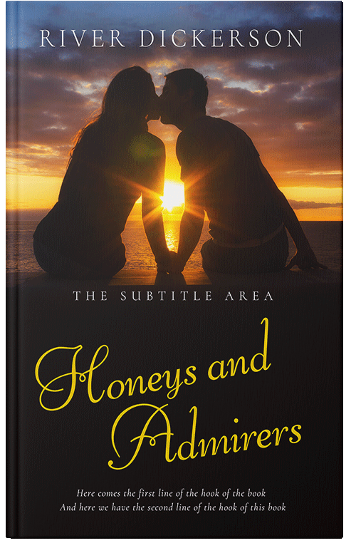 Front view of Premade Romance Book Cover - Cocoa Brown