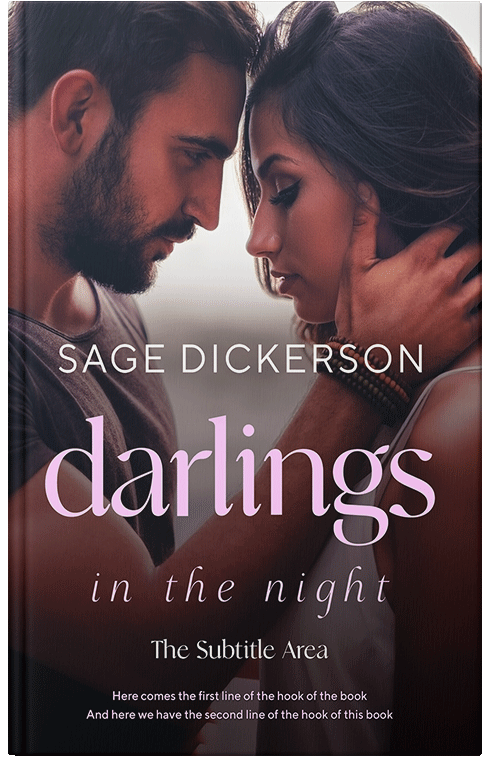 Front view of Premade Romance Book Cover - Cocoa Brown