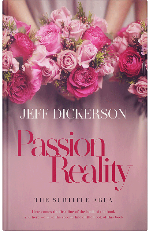 Front view of Premade Romance Book Cover - Careys Pink