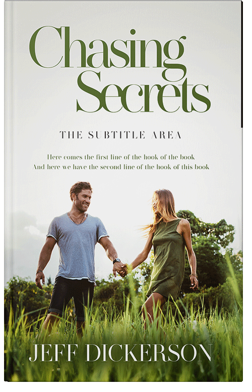 Front view of Premade Romance Book Cover - Cararra