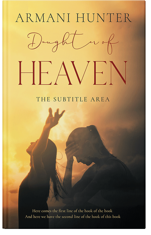 Front view of Premade Romance Book Cover - Tuatara