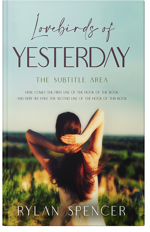 Front view of Premade Romance Book Cover - Paris White